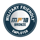 Military Friendly Employer - MF'18 Bronze