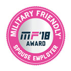 Military Friendly Spouse Employer - MF'18 Award